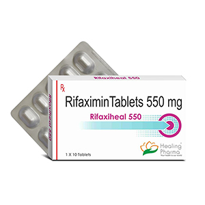 Rifaximin (Rifaxiheal) 550 mg 90 tabs